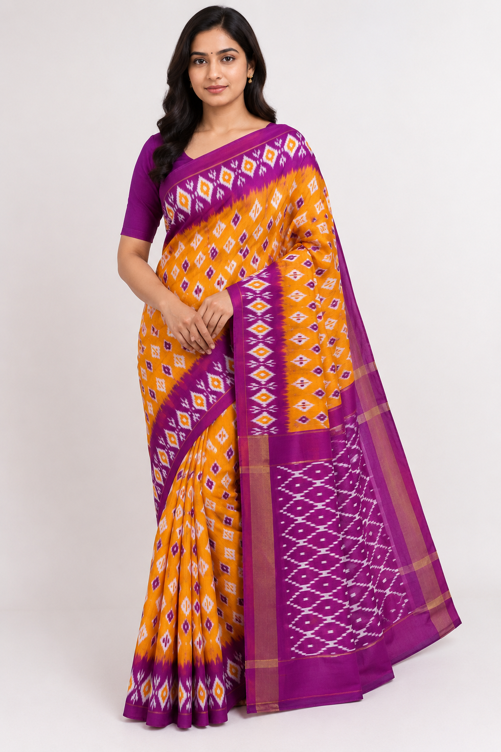 Ikkat pattu sarees