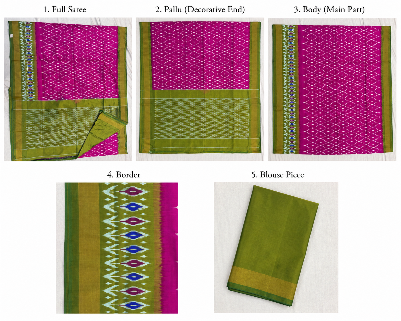 Ikkat pattu saree