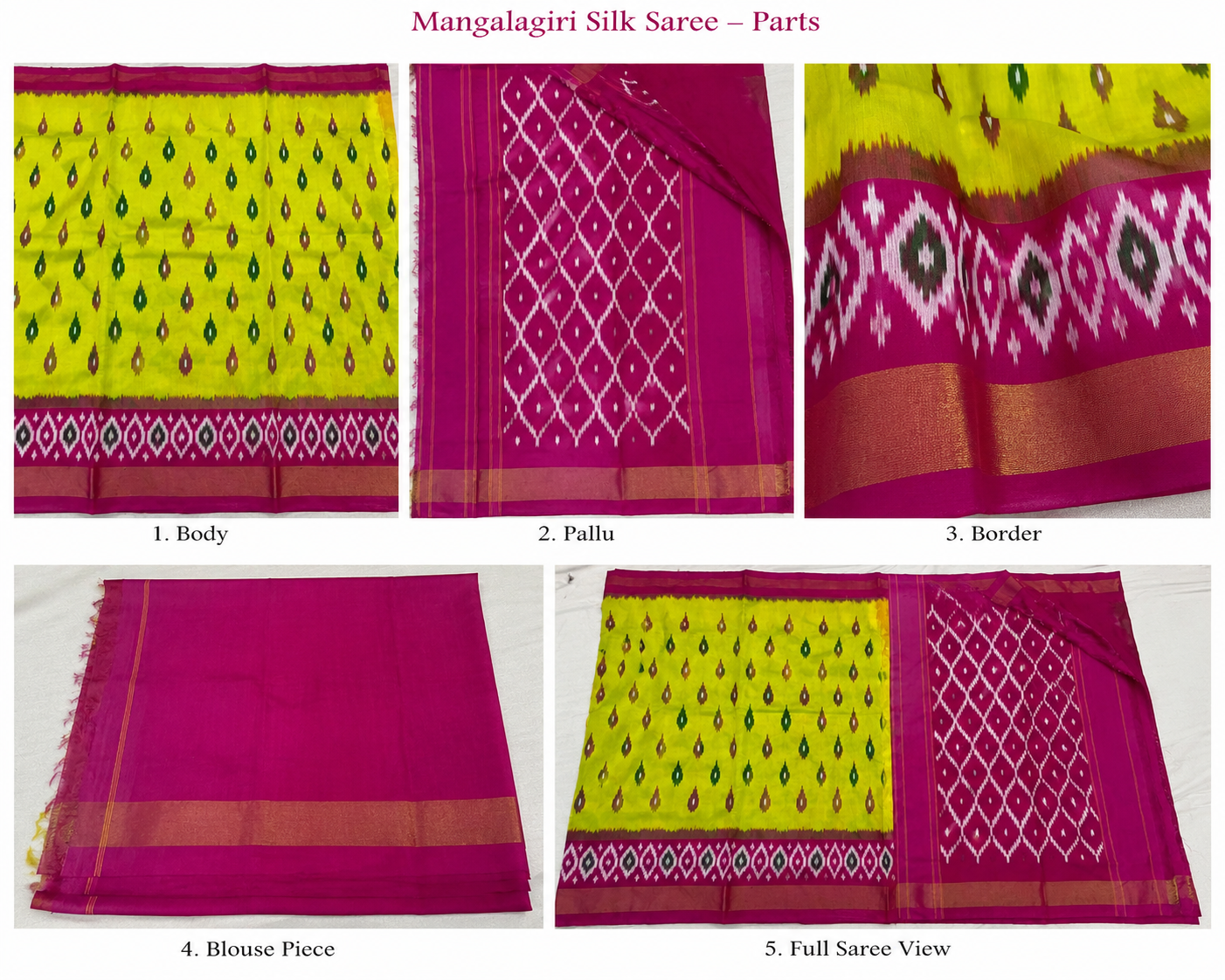 Ikkat pattu saree