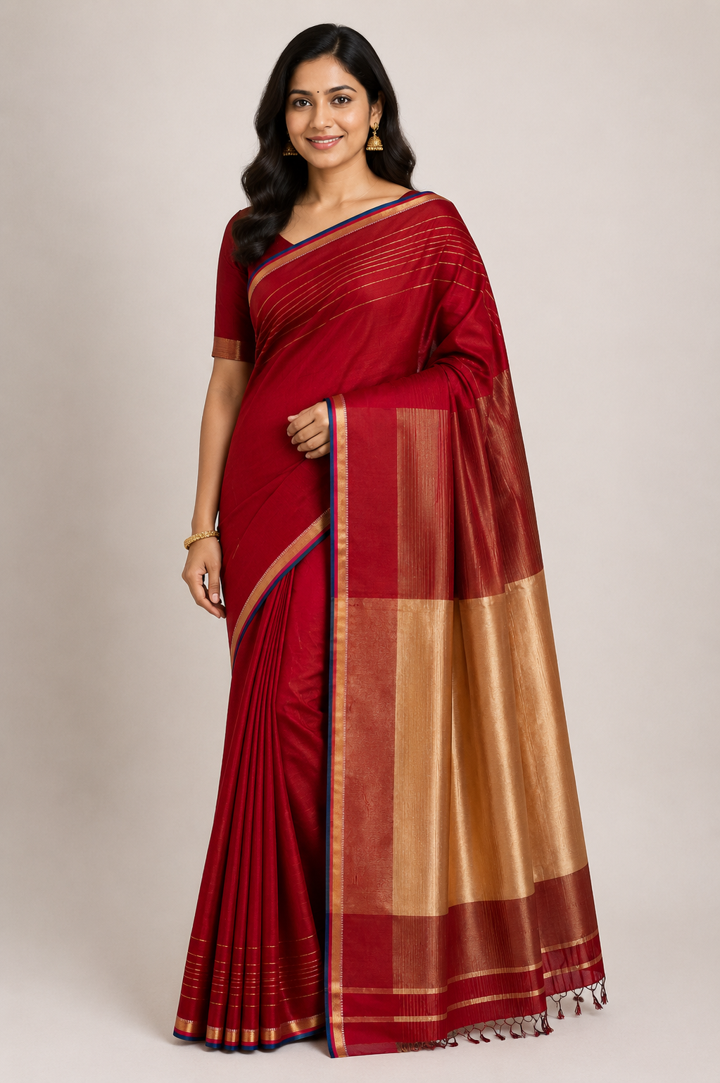 Maheshwari silk saree