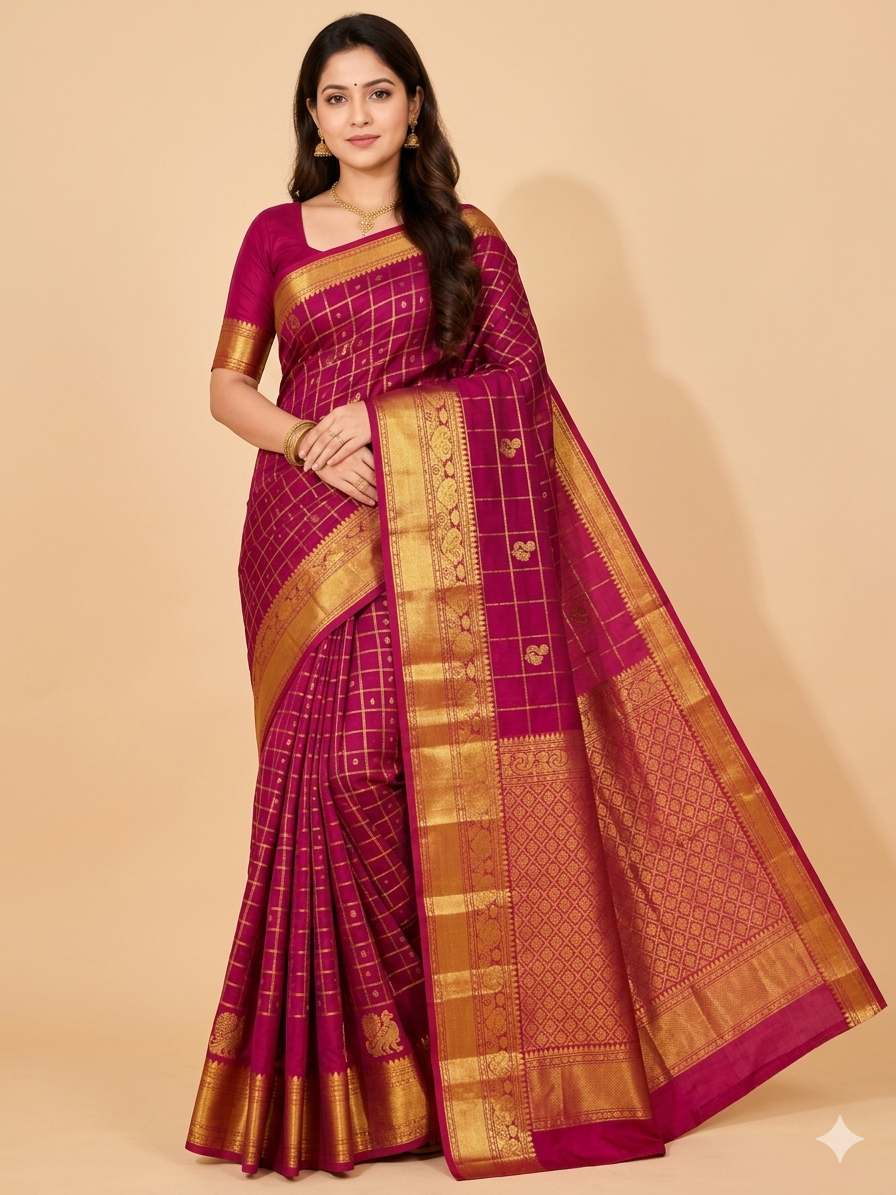Mangalagiri silk saree