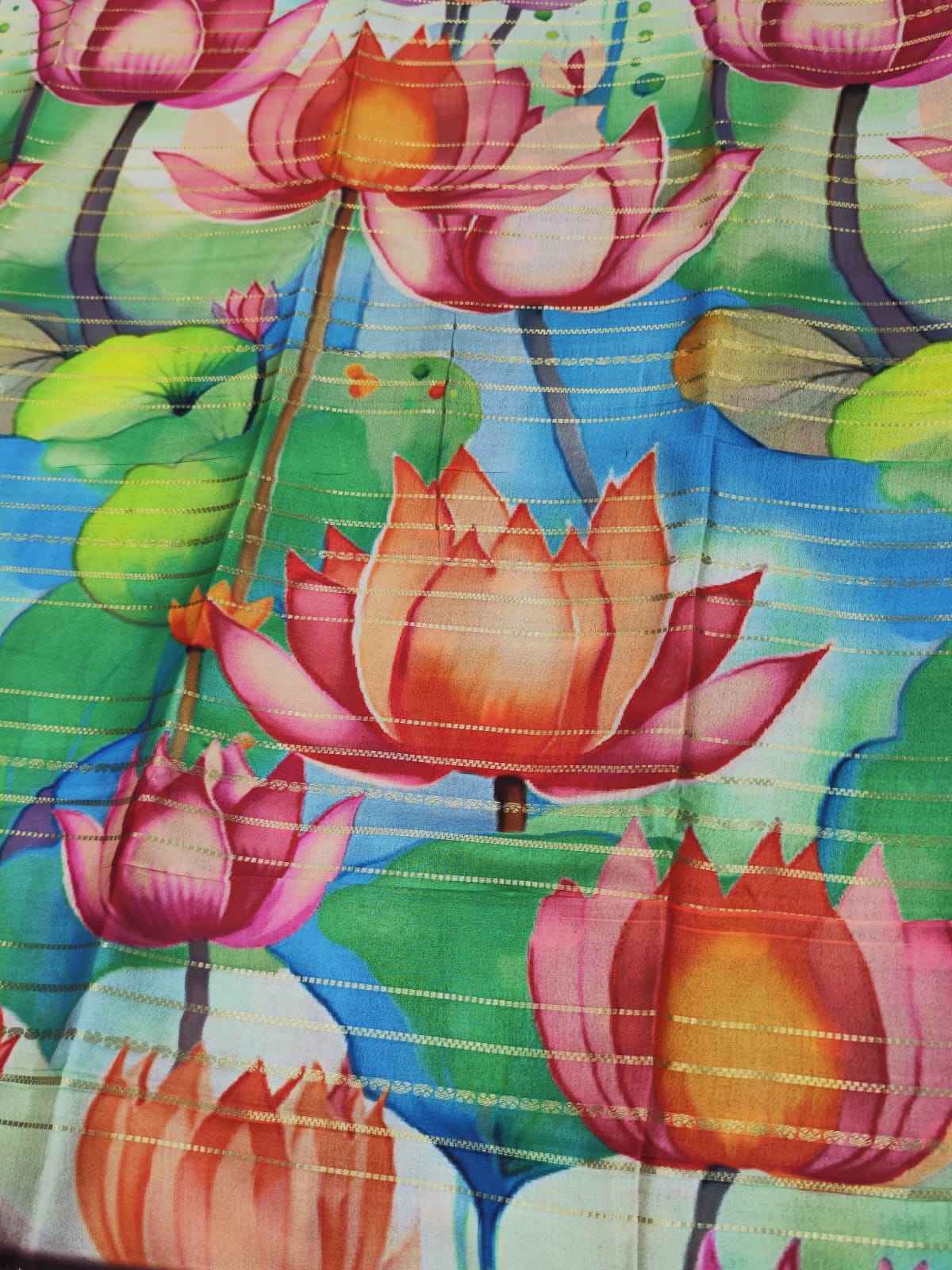 Mysore crape saree