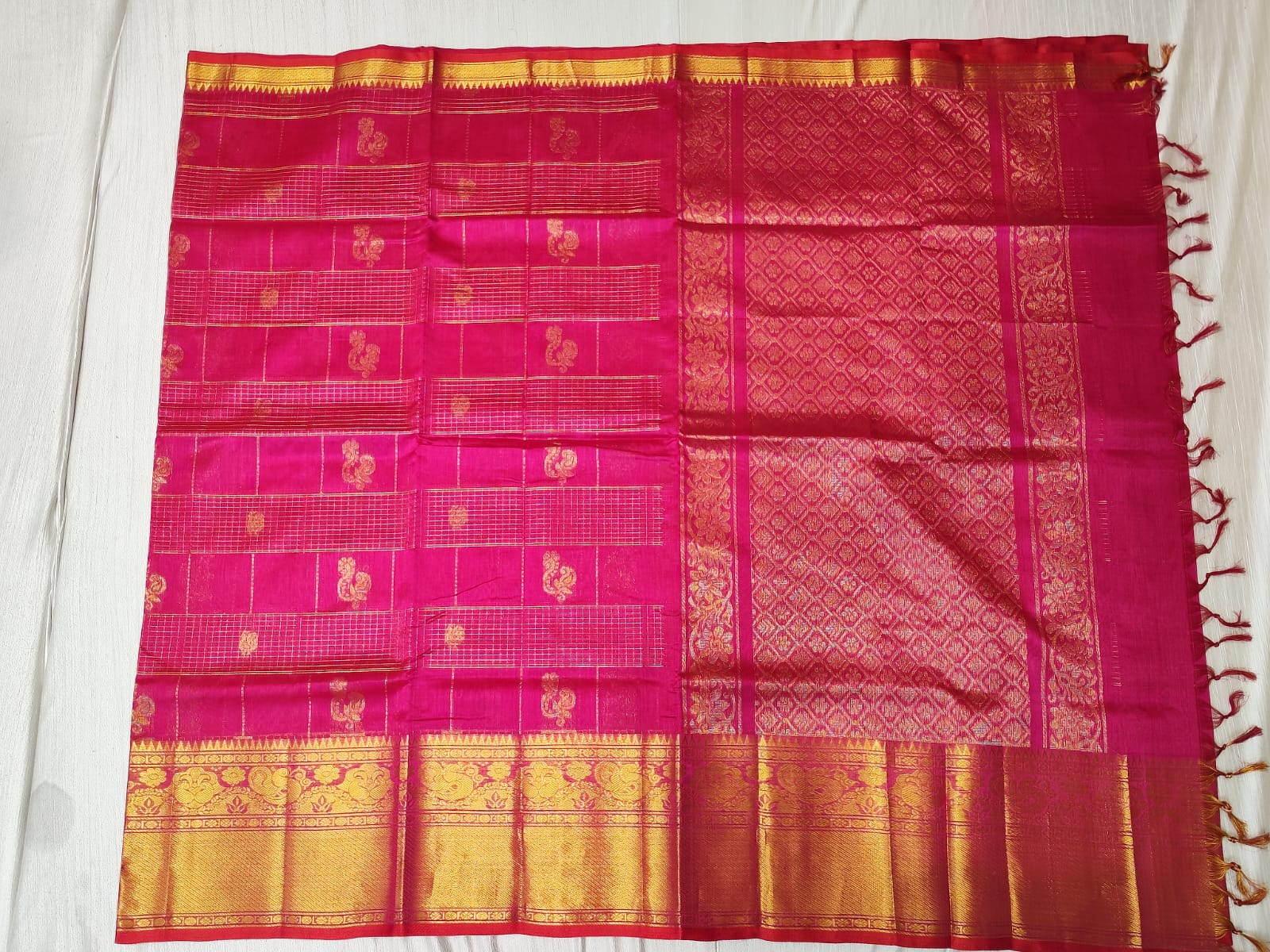 Mangalagiri silk saree