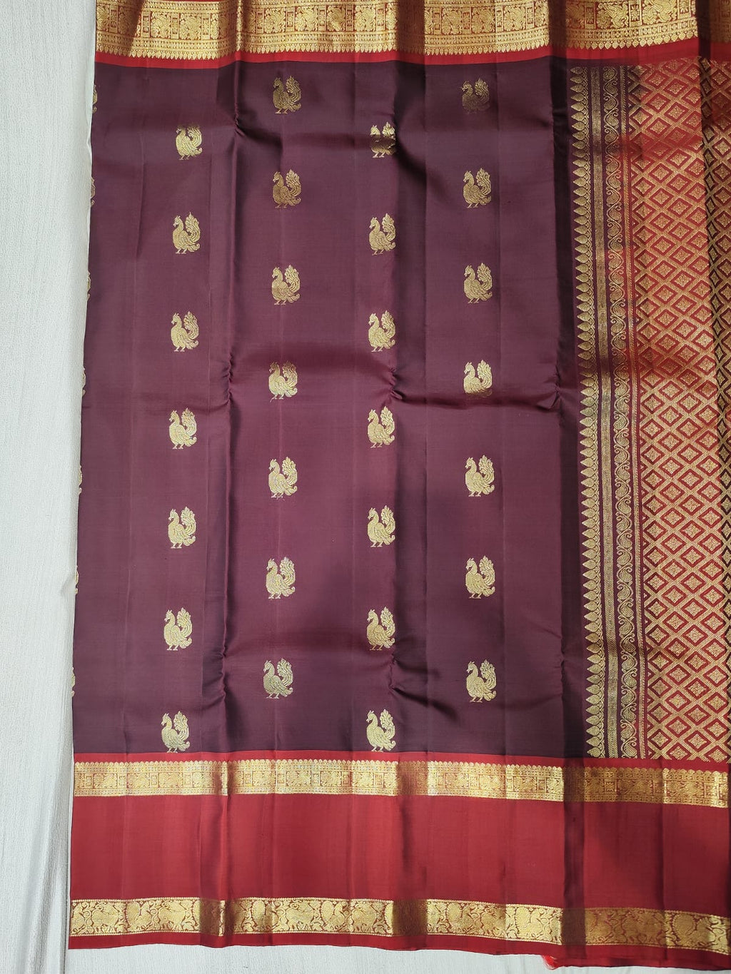 Kanchipuram light weight saree