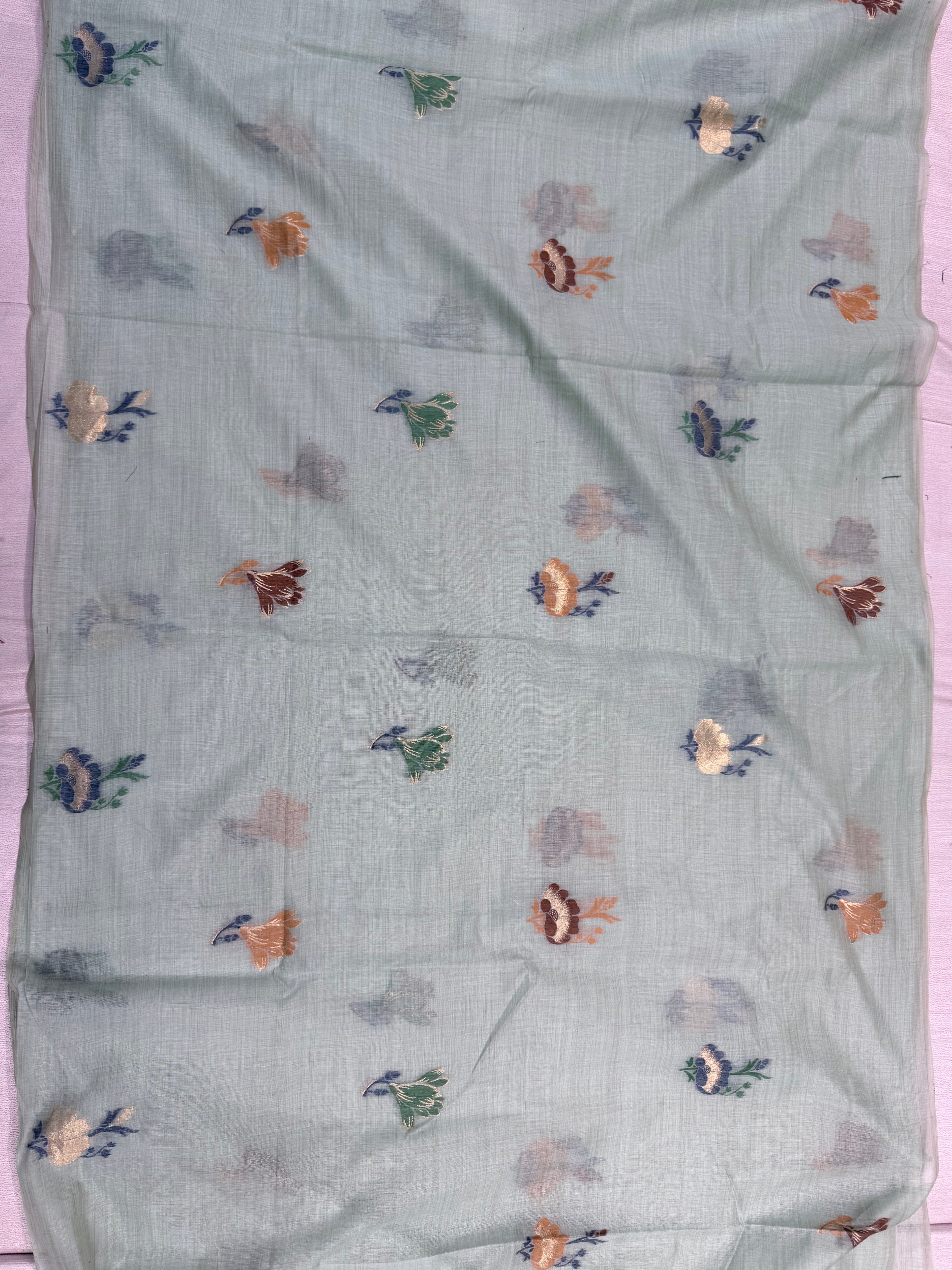 Jamdhani Saree-borderless