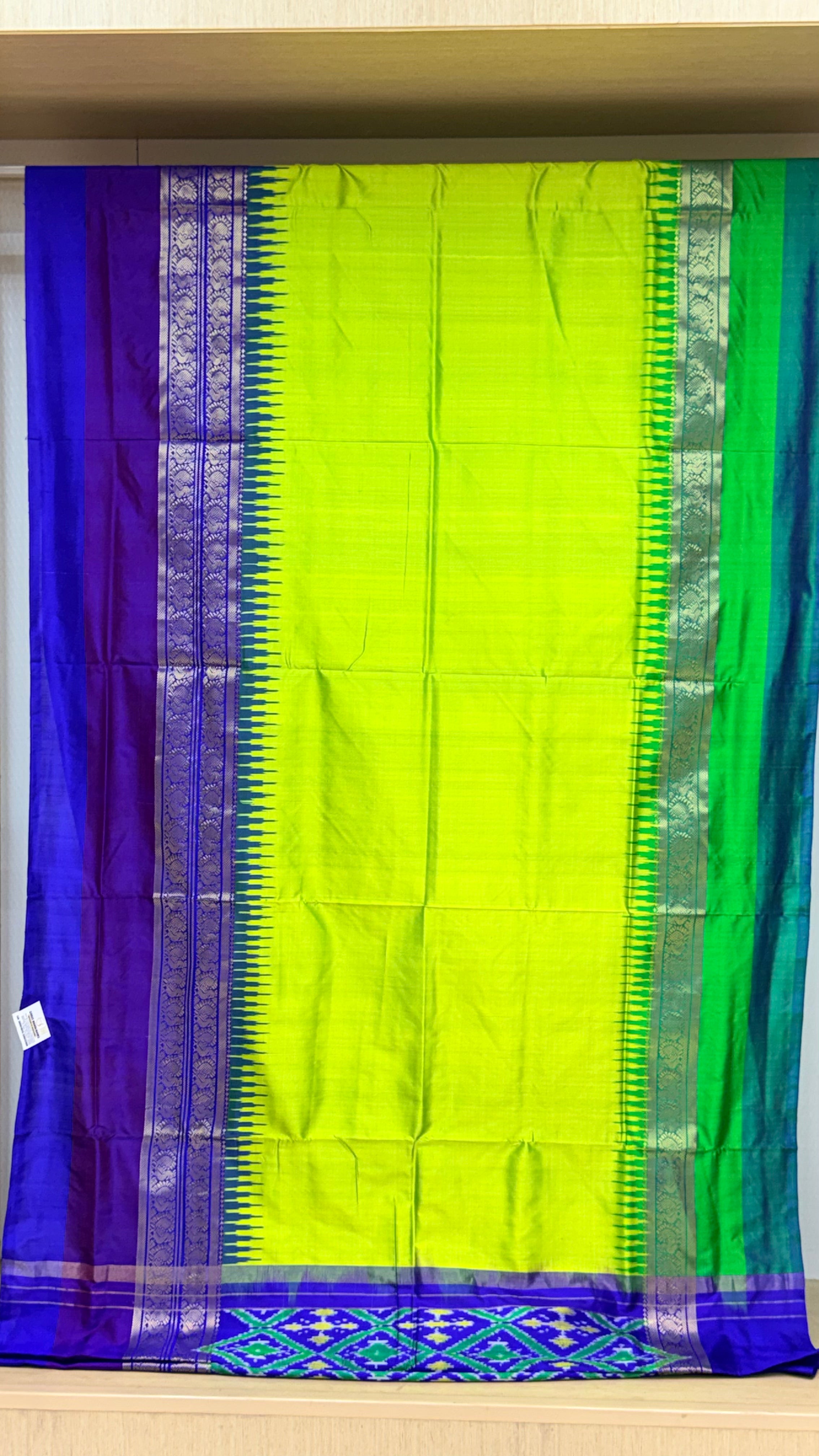 Pochampally Ikkat Ganga-jamuna Saree